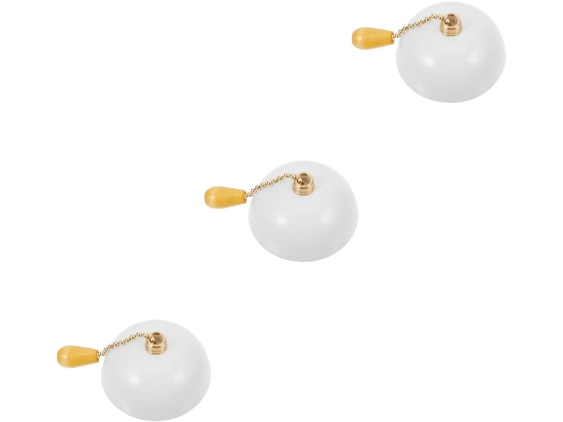 Conjunto De 3 Peças De Corrente Para Luminária Com Ornamento E Extensão Prática.