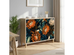 Vidaxl Buffet Lochem Sonoma 102 X 33 X 75 Cm Derivados De Madeira