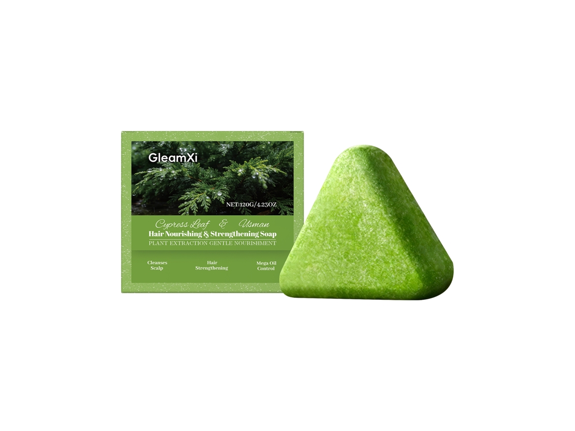 Sabonete Capilar LAXISCREED Gleamxi para Limpeza Suave e Maior Volume com Folha de Platycladus Orientalis