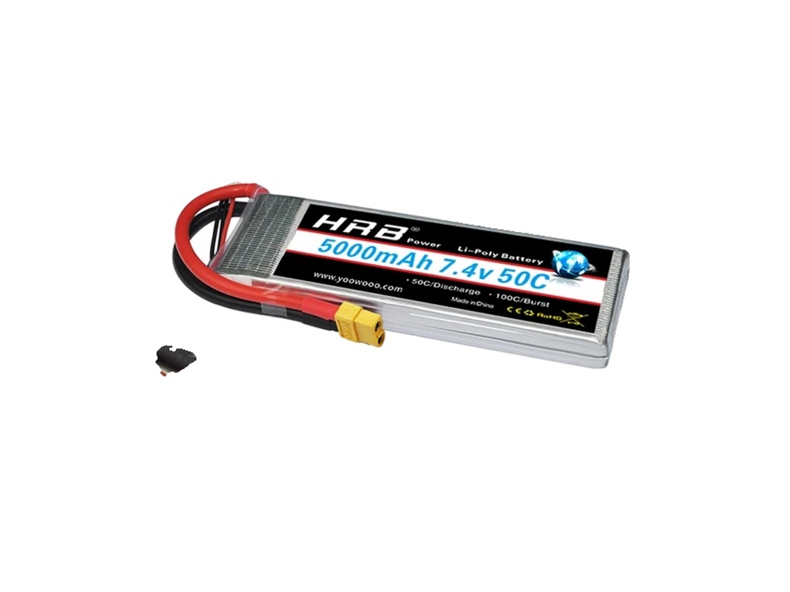 Bateria Lipo, Alta Capacidade, Múltiplas Opções,2s 5000mah Xt60 Oem