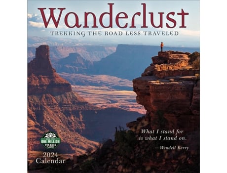Livro Wanderlust 2024 Calendar de Nathan Lee Allen, Seth Parker Burkett et al. (Inglês)