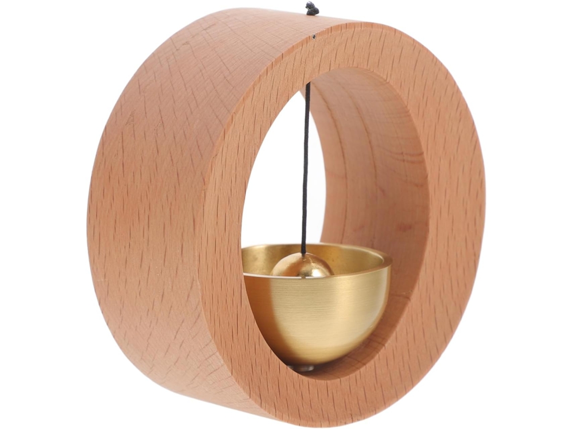 Campainha De Madeira Para Lojista, Ideal Para Decoração De Entrada.