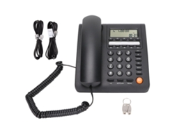 Telefone Fio Desktop LAXISCREED Lcd Ajuste Volume