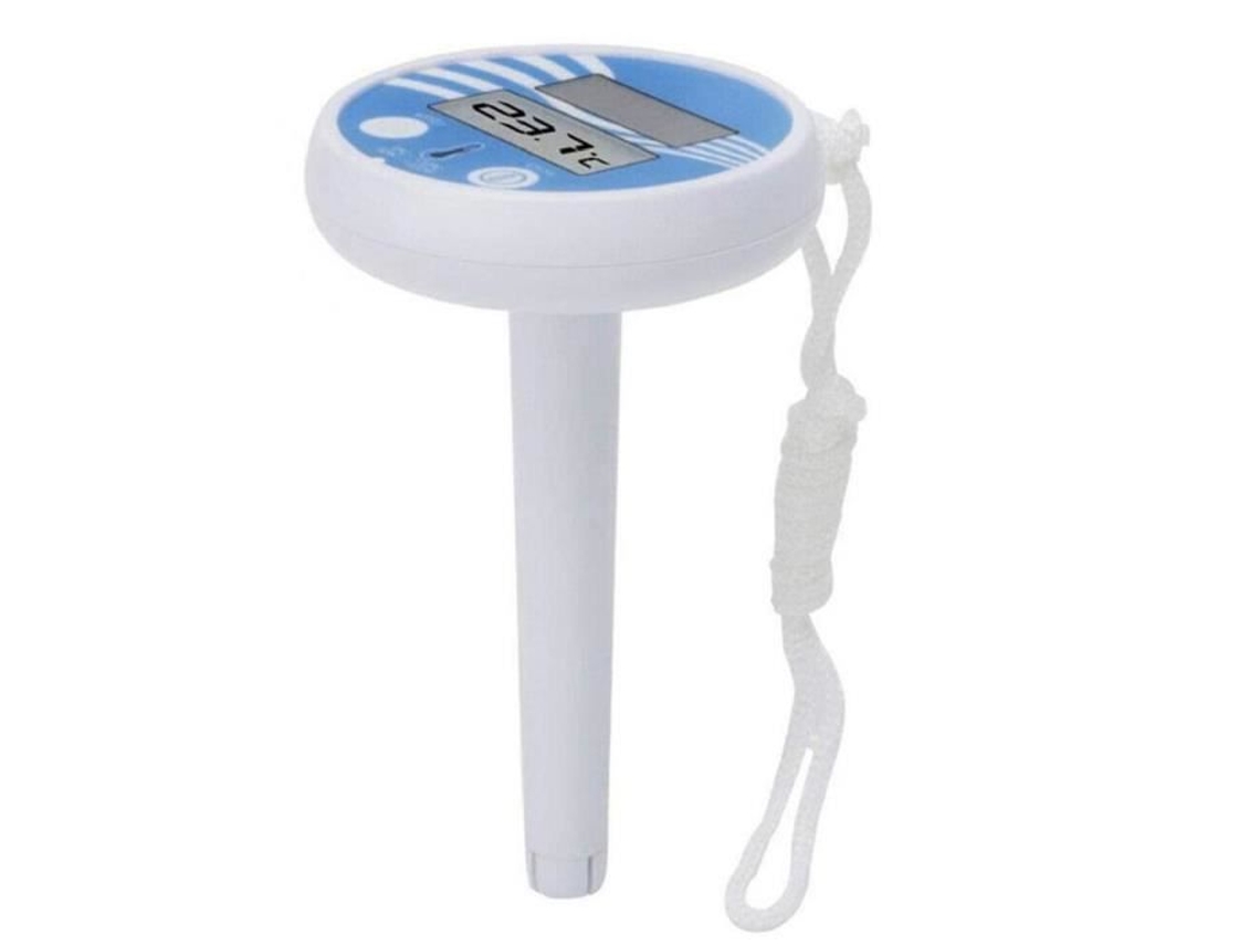 Piscina termômetro digital medidor de temperatura com corda movida a energia solar para piscina spa banheira de hidromassagem lagoa S/MARCA