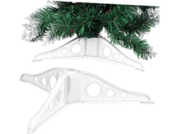 Base para Árvore de Natal Feita de Material para Árvores Artificiais. Suporte Branco. Fácil de Montar e CHABERLU