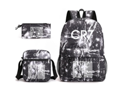 Conjunto de Três Peças Mochila Escolar Estudante, Ideal para Crianças, Educativo, Durável STELASPLEN