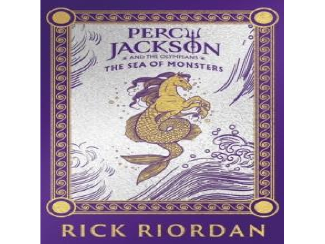 Livro Percy Jackson and the Olympians The Sea of Monsters de Rick Riordan (Inglês)