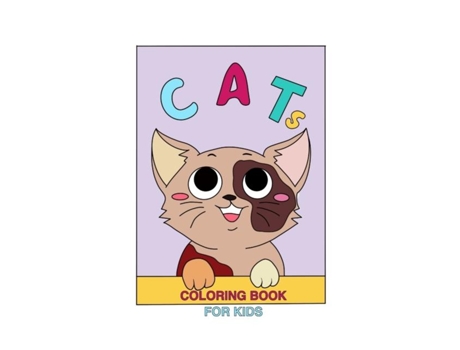 Livro Cats Coloring Book For Kids De Dagna Banas (inglês)