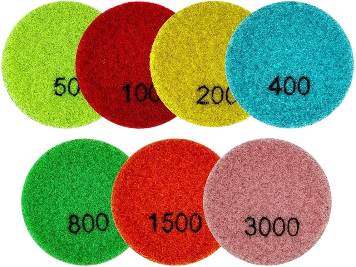 Mini Discos De Polimento Diamantados, Conjunto Lixa Resina 50mm