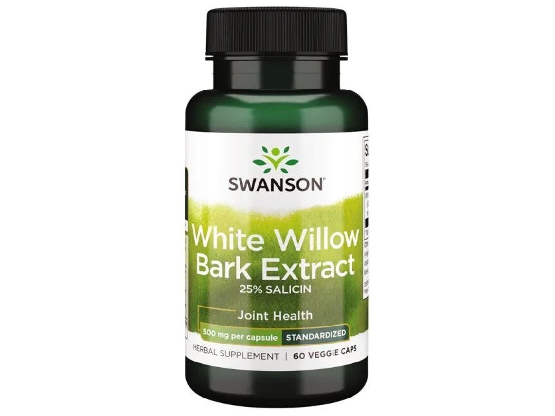 SWANSON White Willow Bark Extract 500 Mg 60 Cápsulas