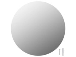 Wall Mirror, Wall Mirrors Vidaxl Prateado Vidro (φ 40 Cm)
