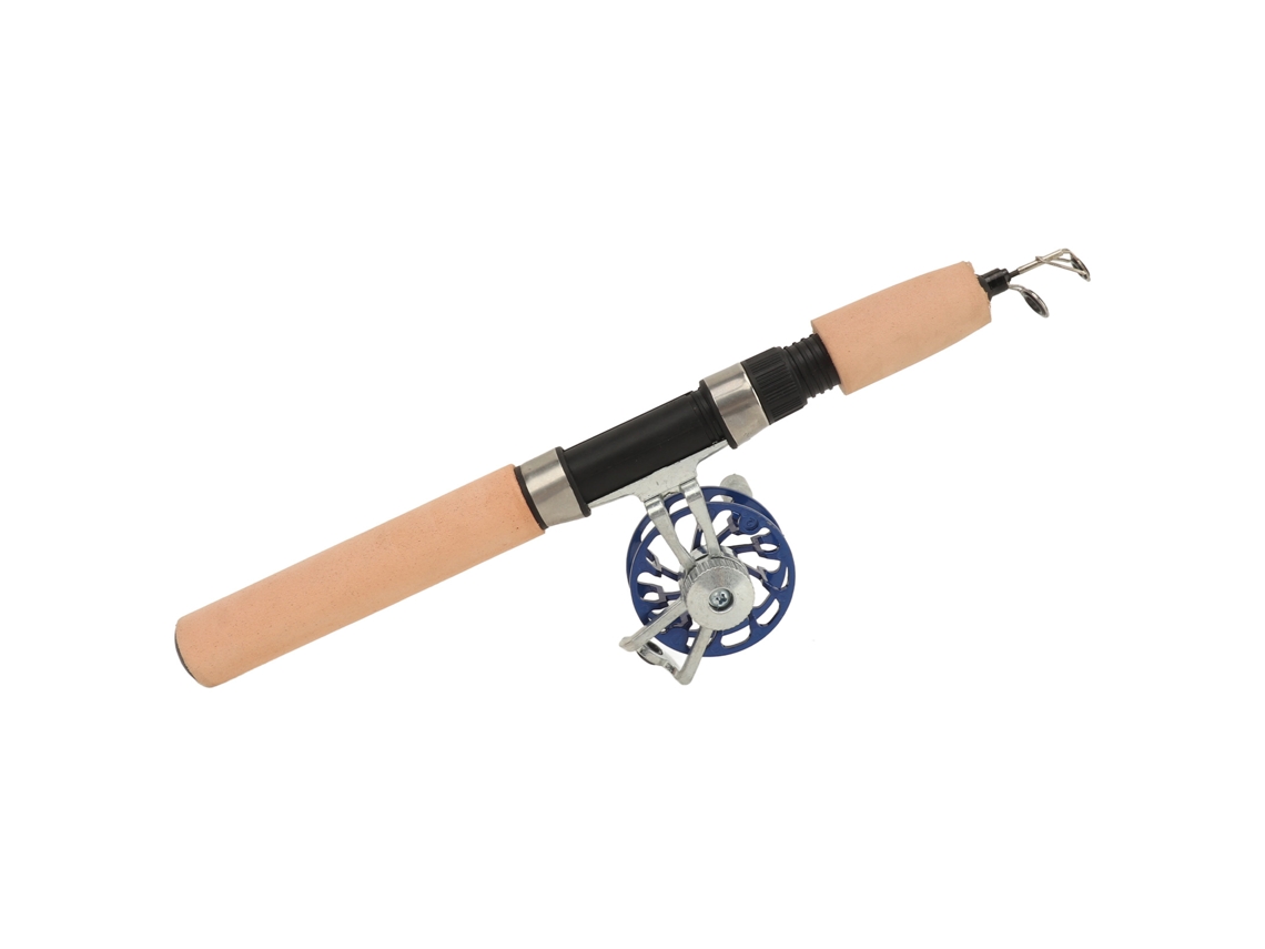 Combo Vara e Molinete para Pesca no Gelo Antiderrapante 65cm