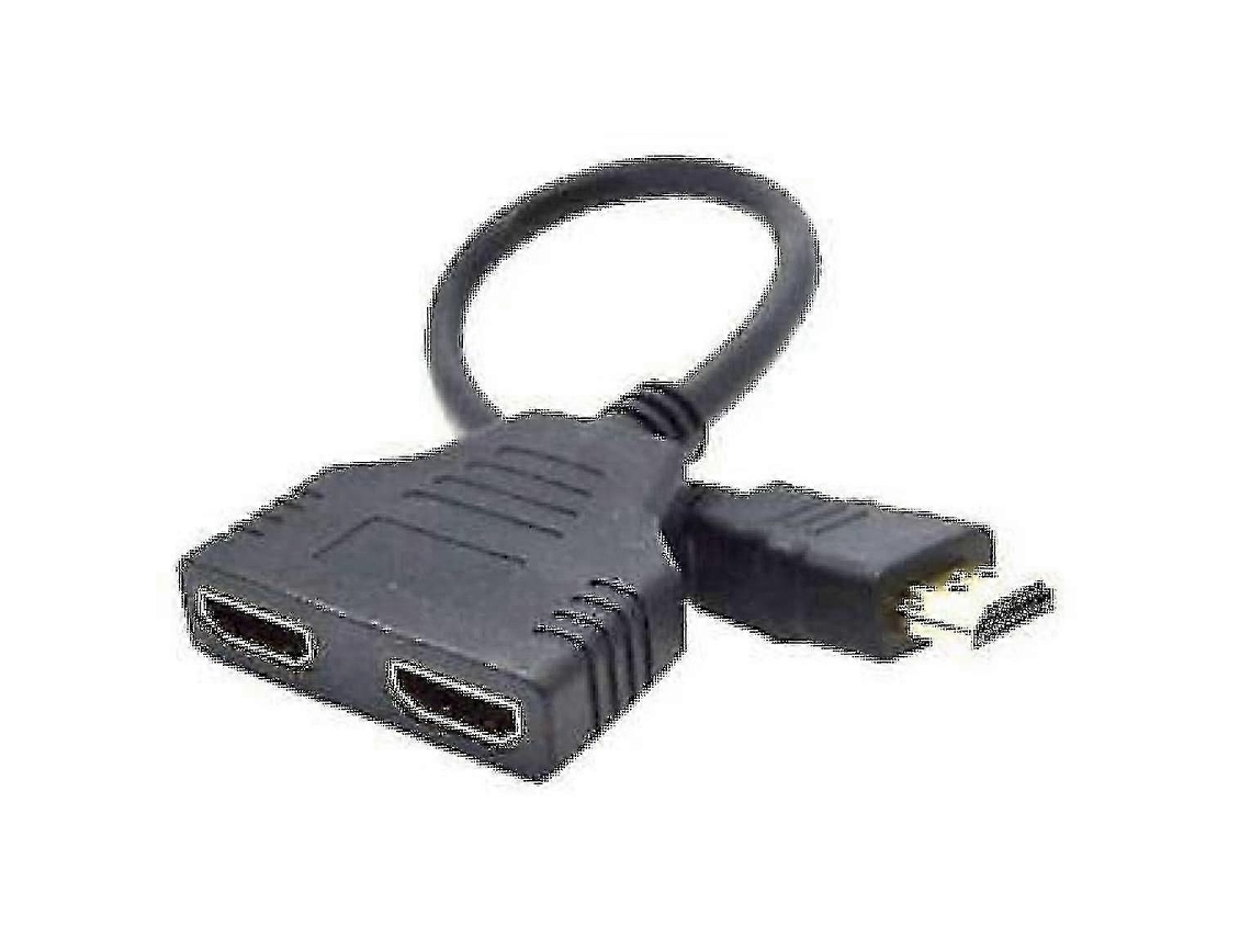 Adaptador Hdmi Para Dual Hdmi Preto Hengjian
