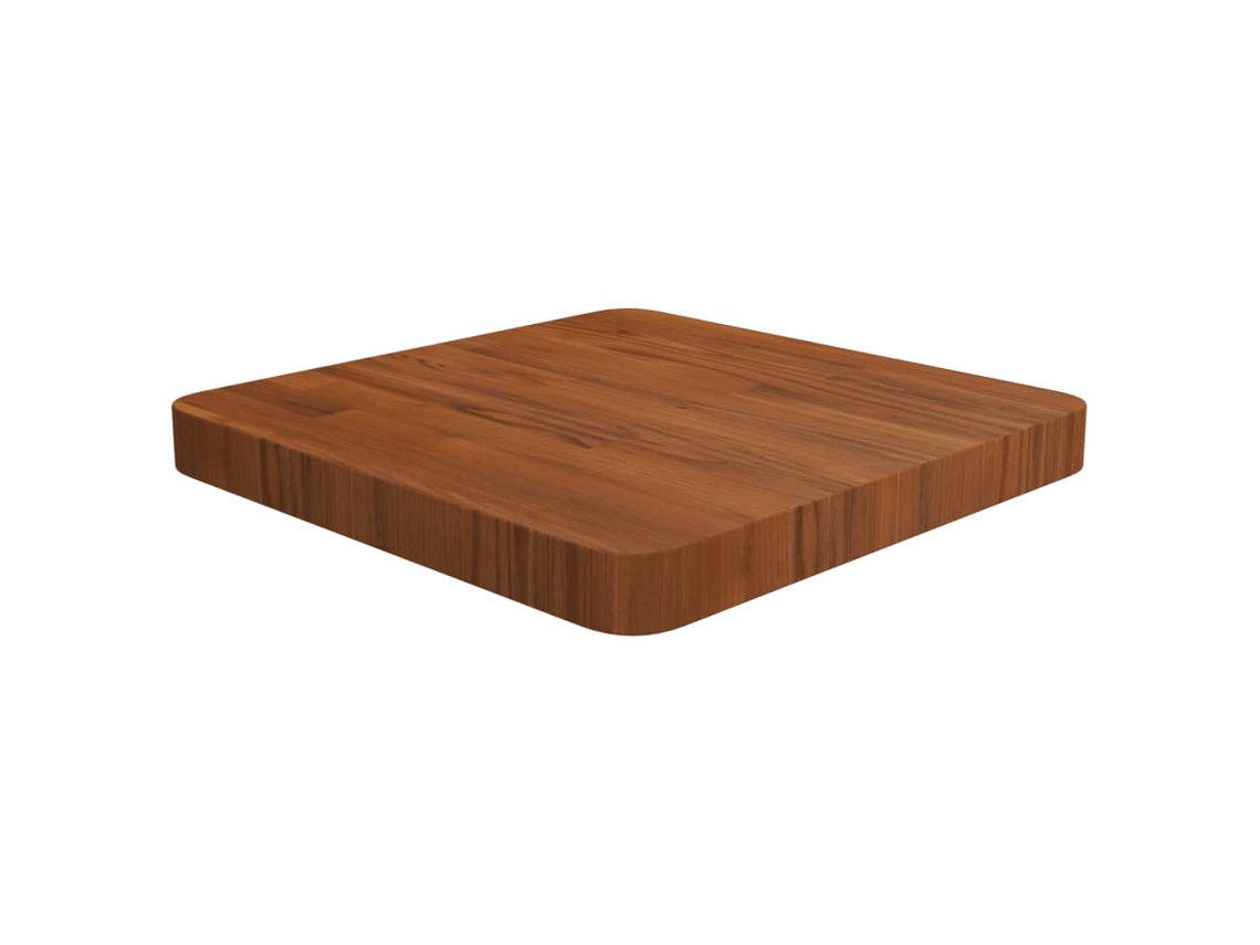 Table Top, Table Tops Vidaxl Marrom Madeira De Carvalho (40 X 40 X 4 Cm)
