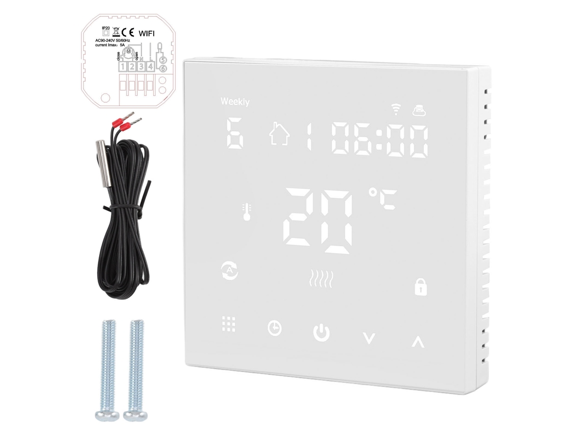 Termostato Inteligente LAXISCREED Tela Touch Wifi App