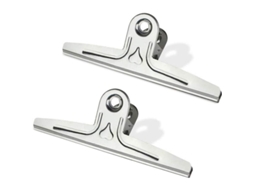 2026 clipes de Pasta Extra Grandes 2 Pack 30cm Aço Inoxidável para Quadro de Desenho Arte Escola Escritório Casa Prata