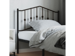 Headboard, Headboards Vidaxl Preto Aço (100 Cm)