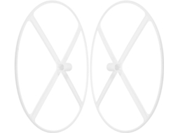 Suporte Para Mosquiteiro De Berço Nolitoy, 2 Peças, Plástico Branco, Design Redondo, Para Viagens E Segurança Em Casa