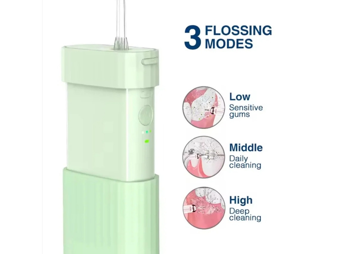 Irrigador Oral Portátil Yizhood Ms18 Verde