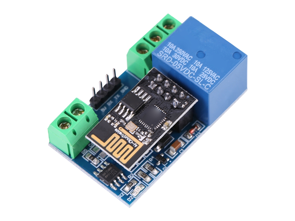 Laxiscreed Módulo Relé Wireless Esp8266 5v Com Controle Via App E Remoto