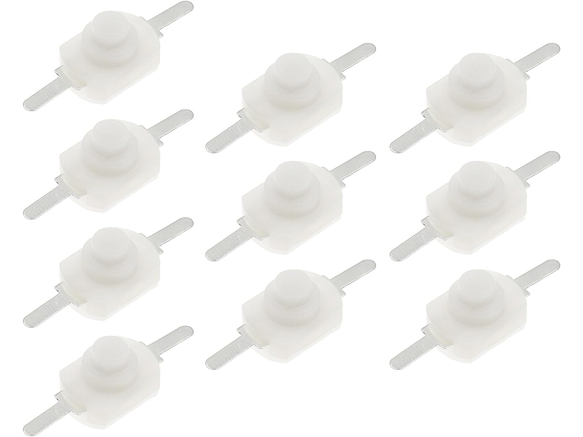 Ordenaryone 10-interruptores De Botão Pressão Com Trava Automática, Interruptor De Botão Liga Desliga Para Operação