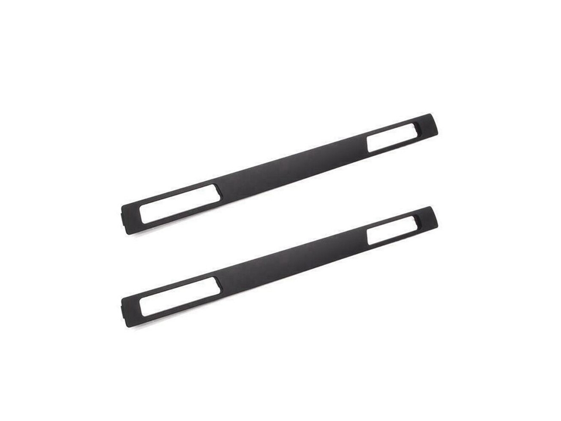 2x Painéis de Acabamento para o Suporte para Copos (ref. 51457138797) para E90, E91, E92, 325i, 328i, 330i, 335i, 335xi e M3 (cor: Pr (molduras)