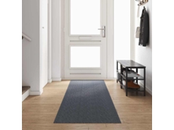 Vidaxl Runner De Carpete Cinzeto 80 X 400 Cm Tecido