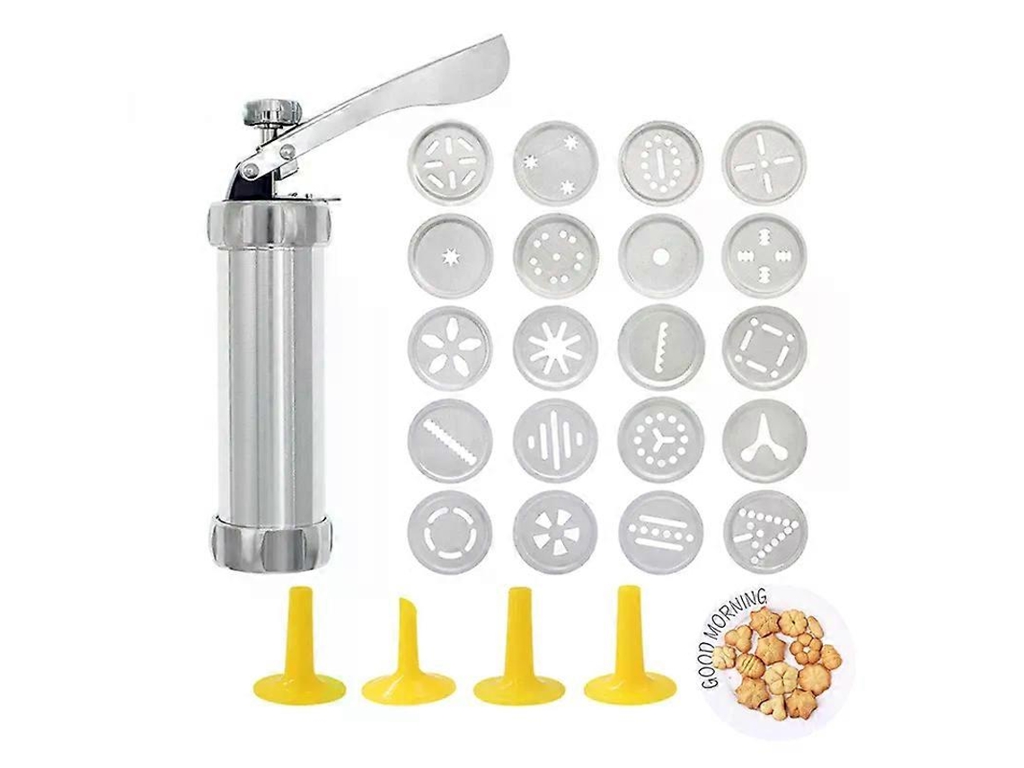 Kit De Prensa Manual Multifuncional De Alumínio Para Biscoitos E Churros, Incluindo Pistola De Pressão E Utensílios Para Fazer Biscoitos. Nostalgia88