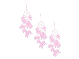 Decorações Penduráveis Penas Leves Rosa Quarto Menina