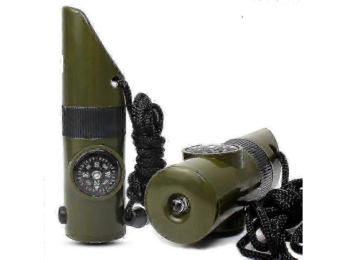 Kit De Sobrevivência Portátil Para Camping 2025 Com Bússola E Apito - Conjunto De Ferramentas De Emergência Multiuso Para Caminhadas/aventuras Ao
