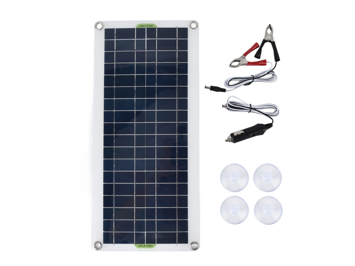 Carregador de Bateria Primerox com Painel Solar 20w