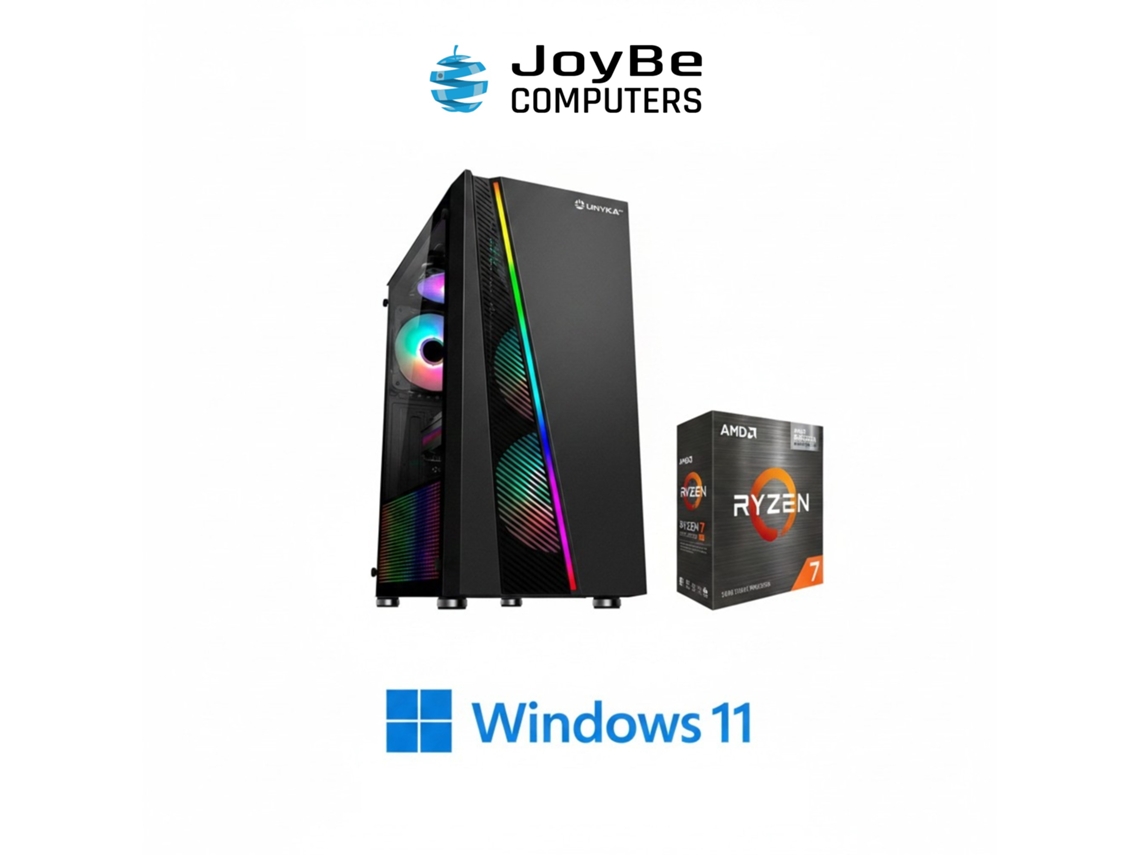 Desktop Gaming JOYBE Windows 11 Pro, AMD Ryzen 7 5700g, Radeon RX Vega 8, 8 Gb RAM, 512 Gb SSD, WiFi JOYBE COMPUTERS
