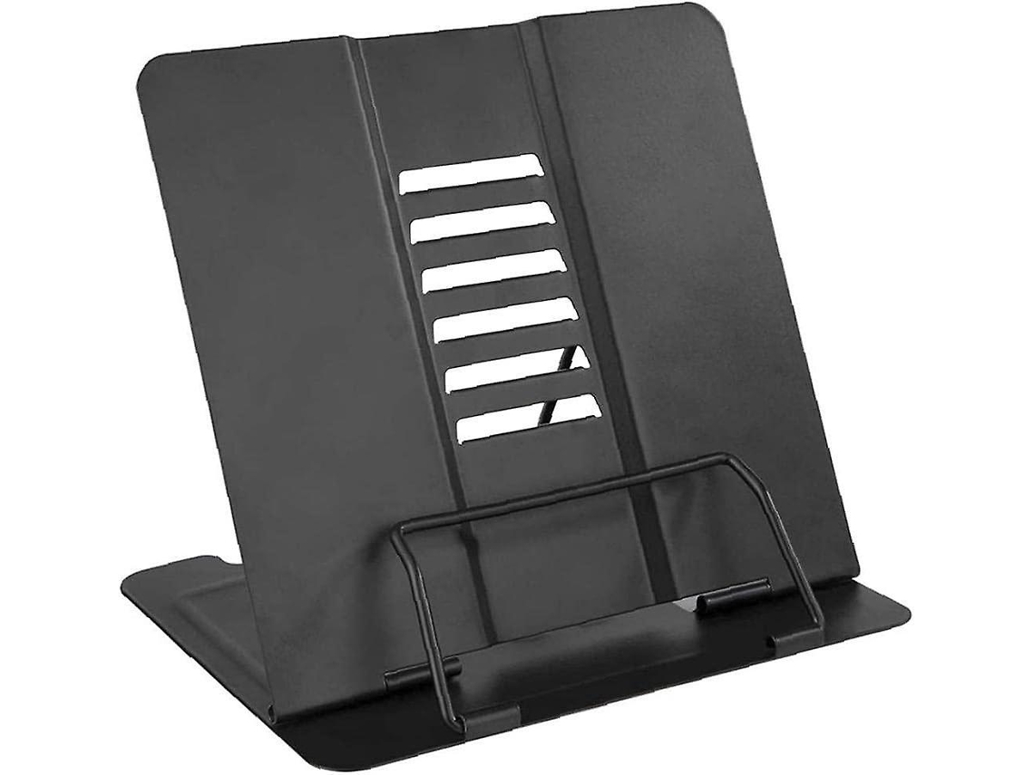 Estante De Metal Ajustável Para Cozinha, Leitura De Receitas, Tablets E Livros De Música Preta Aquaforge