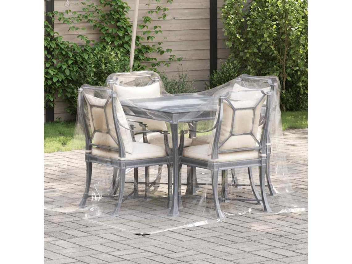 Vidaxl Encerado Transparente Com Ilhós 2x3 M Pvc
