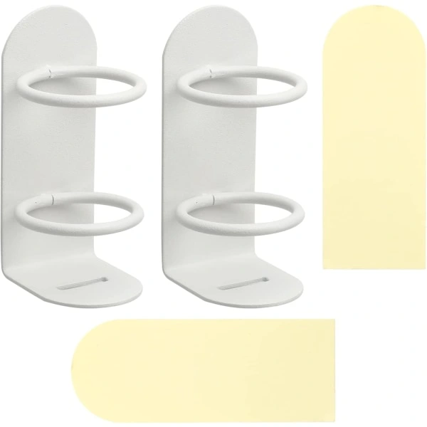 Suporte Escova Dentes Elétrica Parede Branco 2 Unidades