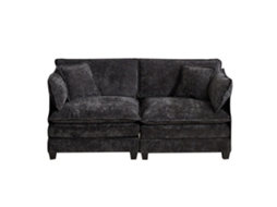 Sofácloud2lpreto,modular,chenille,s/braços. Ge