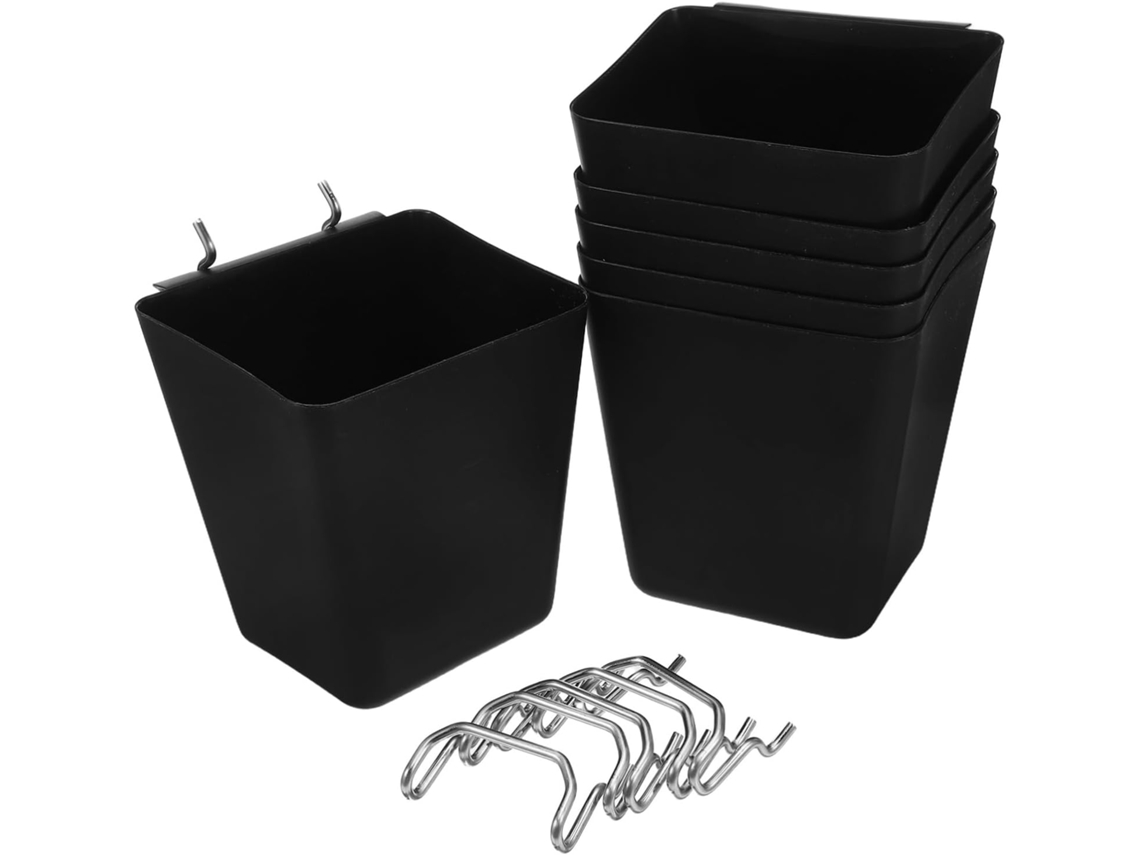 Conjunto de 6 Acessórios para Prateleiras de Painel Perfurado, Organizador de Armazenamento, Caixa para Gaveta, Prateleira. SFUSHOS