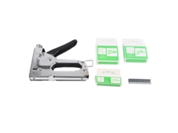 Pistola De Grampos Pesada Manual Em Aço Resistente A Desgaste Para Interiores