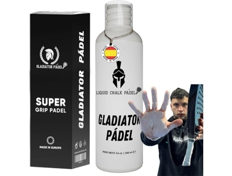 Magnésio Antissuor Padel Melhora O Grip Da Raquete Proporciona Máxima Aderência e Evita Mãos Suadas. GLADIATOR PADEL