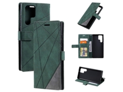Capa De Celular Em Couro Sintético Com Toque Aveludado Para Samsung Galaxy S23 Ultra 5g