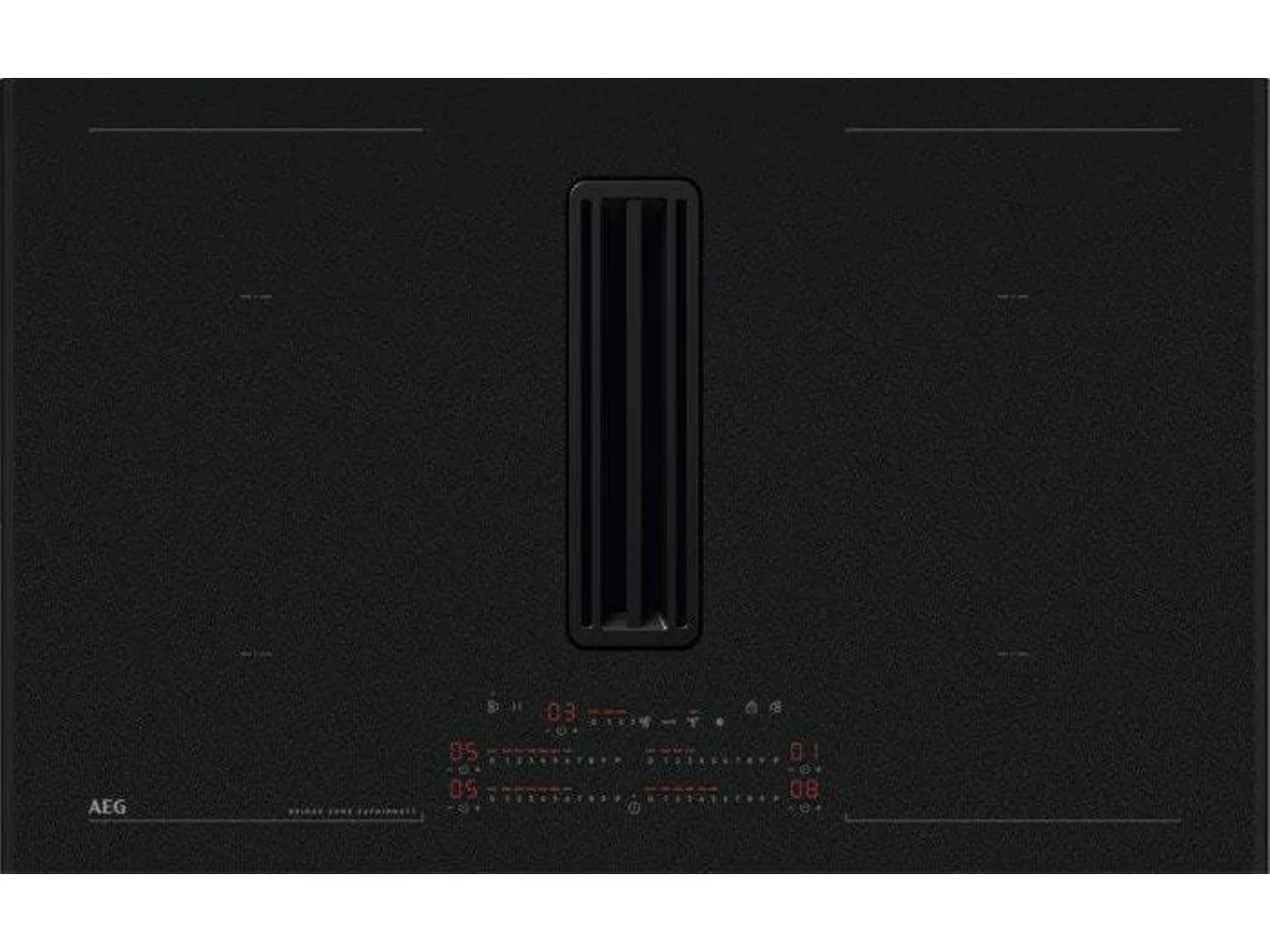 Placa de Indução com Exaustor Integrado AEG NCP84C01AZ (Outlet Caixa Aberta - Elétrica - 83 cm - Preto) NCP84C01AZ SaphirMatt, 83