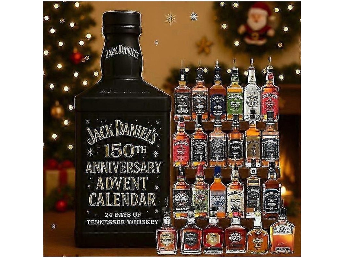 Calendário De Adviento Navideño 2025 Decoração Acrílico Estilo Completo 2d Jack Daniel