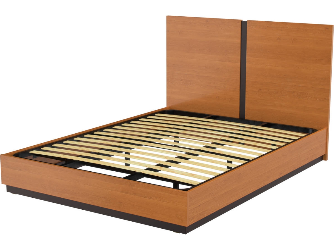 "Cama SONETO Pinho Mel (Compatível com Colchão: 157x110x209,5 cm)"