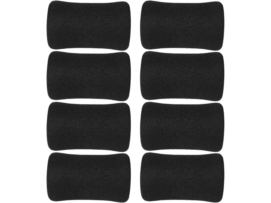 Kit Com 8 Peças De Capas Espuma E Rolos Para Aparelho Exercícios