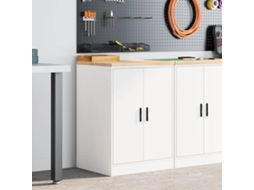 Vidaxl Armário De Arrumação De Garagem Branco 60x51x85 Cm