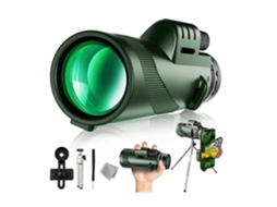 Telescópio Monocular 40x60 de Visão Noturna de Alta Resolução de Longa Distância Caminhadas Caça Observação Telescópio Portátil com USHION