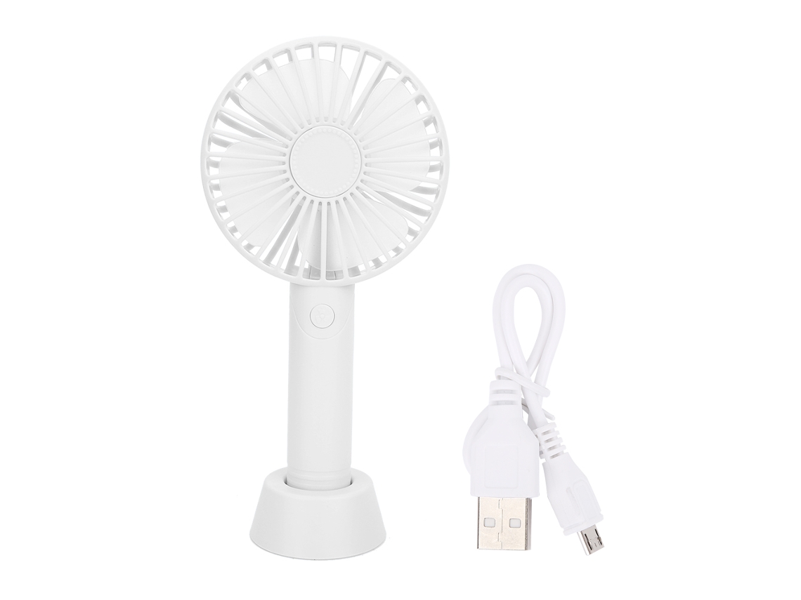 Ventilador Usb Portátil Laxiscreed Com Suporte De Telefone Para Mesa Ou Escritório