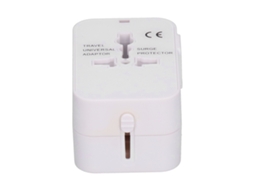 Laxiscreed Adaptador De Viagem Universal Com Duplo Carregamento Usb Para Uso Global