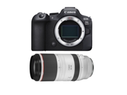 Eos R6 Mark Ii + Rf 100 500mm F/4.5 7.1 L Is Usm Máquina Fotográfica Híbrida Full frame + Ebook “20 Dicas para Fotos Que Impressionam” CANON