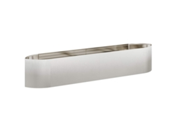 Vidaxl Cama De Jardim Elevada Aço Inoxidável 220 X 40 X 40 Cm Aço